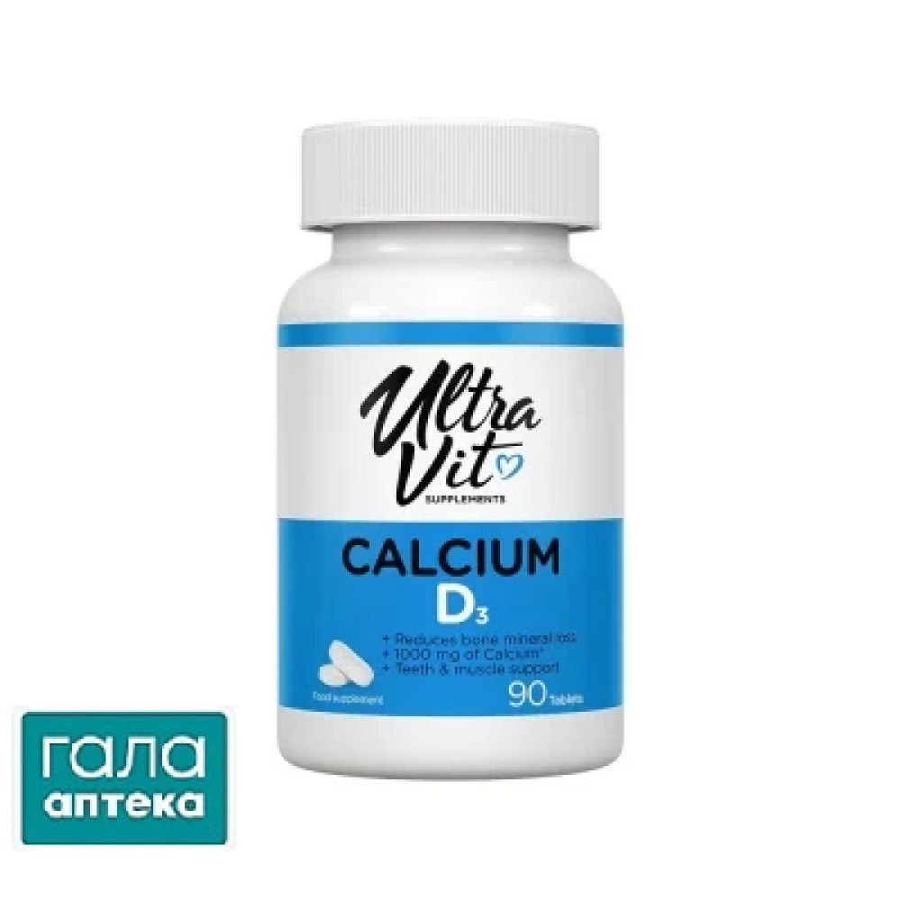 VPLAB UltraVit Calcium D3 таб. №90