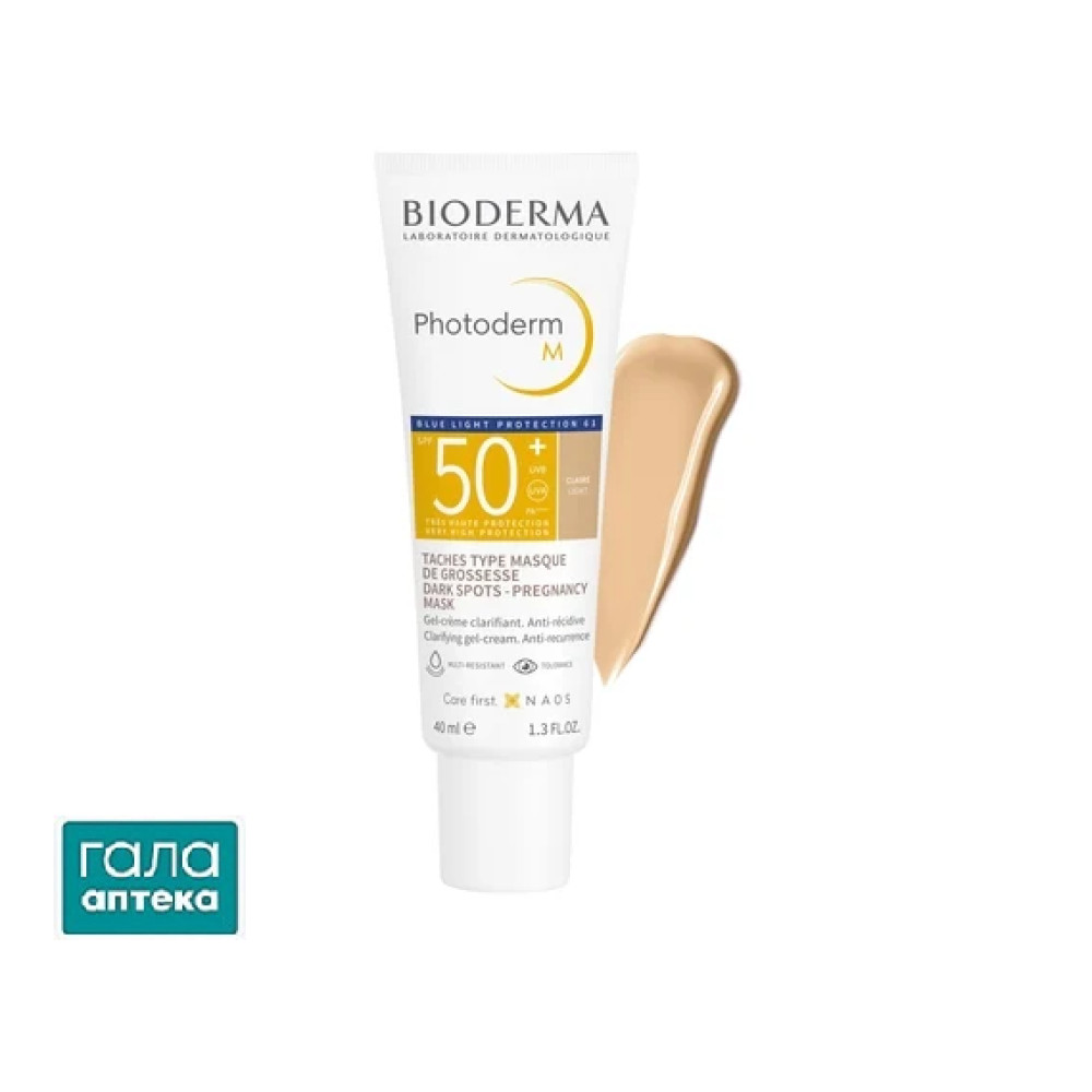 Биодерма Фотодерм М гель-крем SPF50+ светлый 40мл