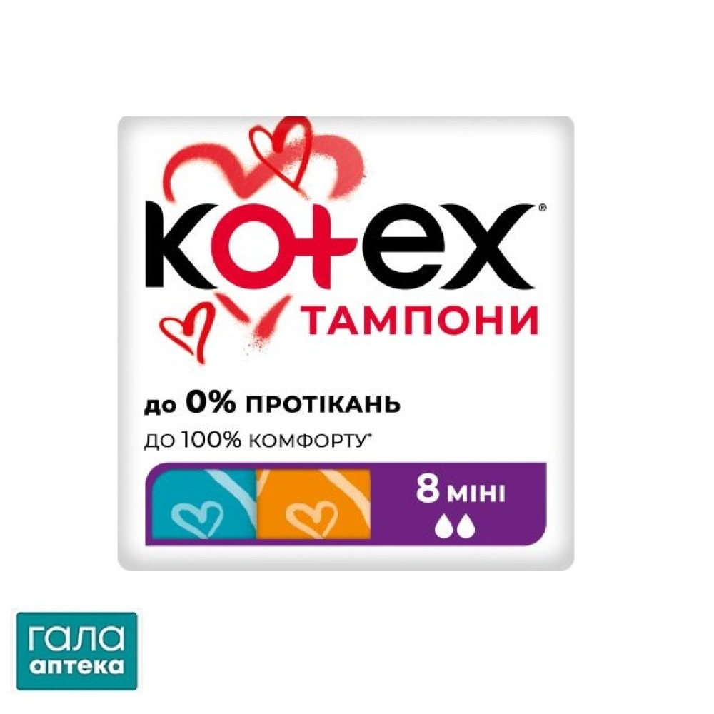 Тампони Котекс міні №8