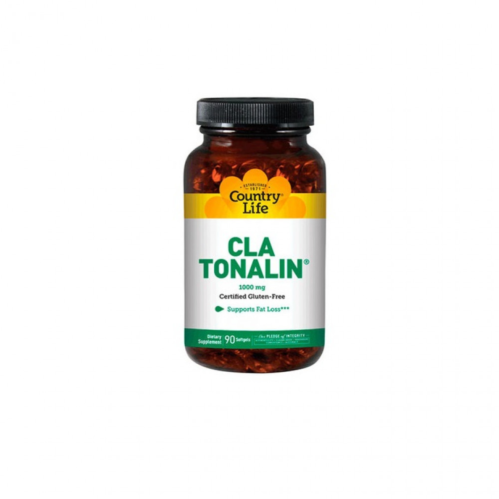 Country Life CLA Tonalin (тоналин) 1000 мг, 90 мягких капсул