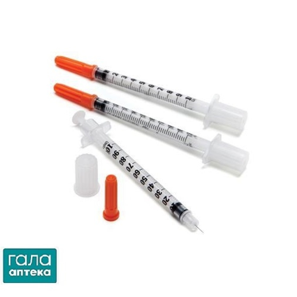 Шприц інсуліновий 1 мл U-40 BD Micro-Fine Plus 30G (0.30 x 8.0 мм), 1 штука